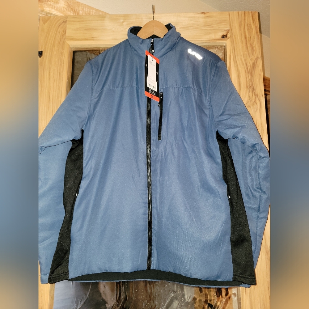 NWT Hi-Tec Men's Blue and Black Performance Jacket